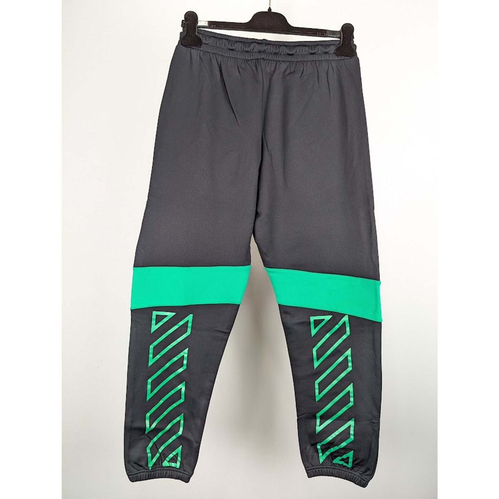 Off-White o1rshd1 Diag Outl Block Sweatpants & Joggers in Black/Green Size US 36 / EU 52 - 12 Thumbnail
