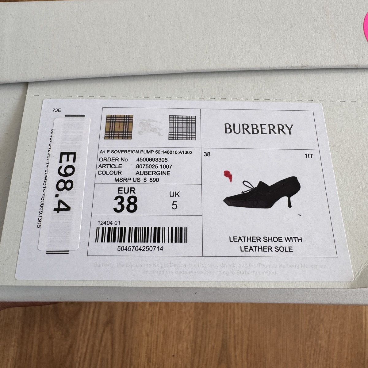 Burberry Burberry Storm 50mm leather pumps In Purple Size 38 Size US 8 / IT 38 - 15 Thumbnail