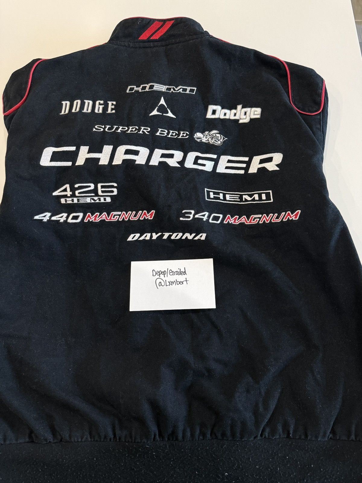 JH Design Vintage JH Design Dodge Charger racing jacket Size US L / EU 52-54 / 3 - 5 Thumbnail