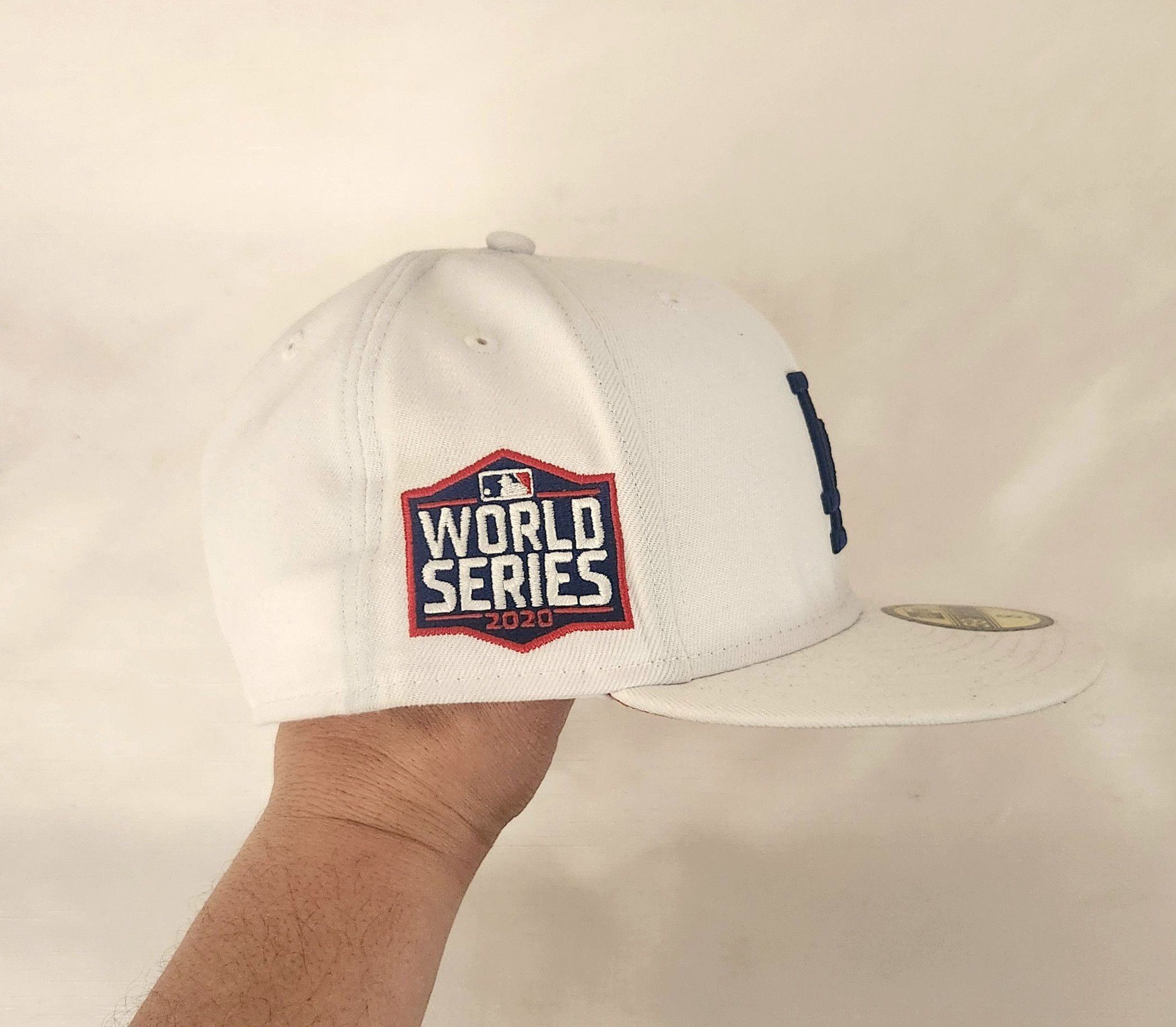 Cooperstown Collection × New Era New Era Los Angeles Dodgers 2020 World Series Patch sz 8 Size ONE SIZE - 5 Thumbnail