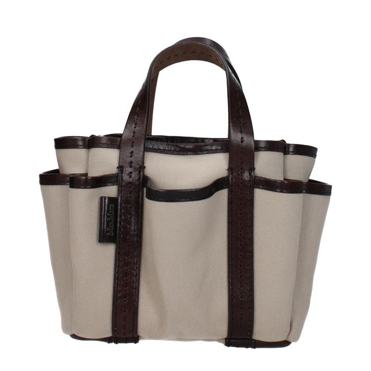 Max Mara ob1o1e1124 Size: OS / Fabric Handbag in Beige Size ONE SIZE - 1 Thumbnail