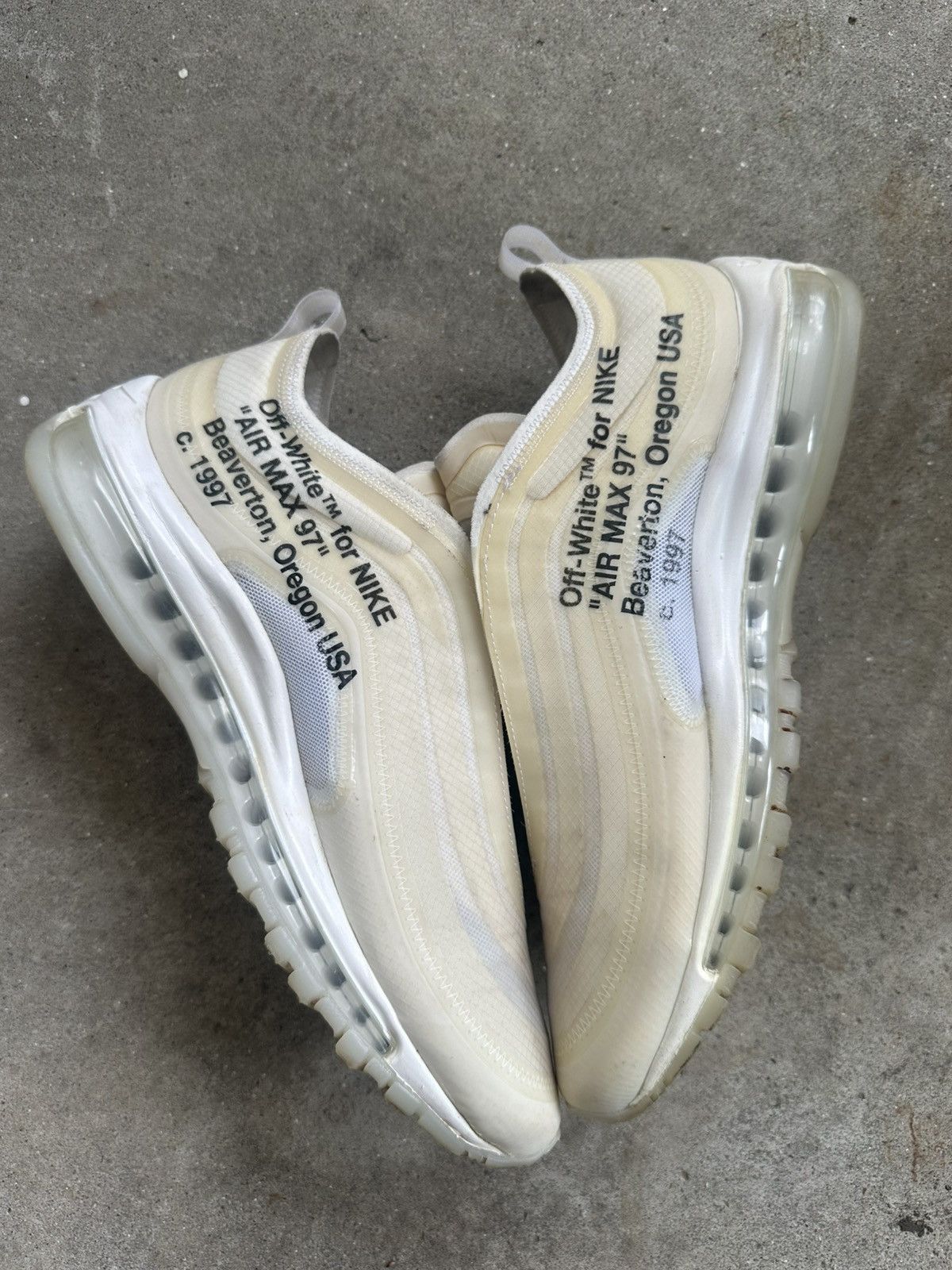 Nike × Off-White Off-White x Nike Air Max 97 OG The Ten size 9.5 Size US 9.5 / EU 42-43 - 2 Thumbnail