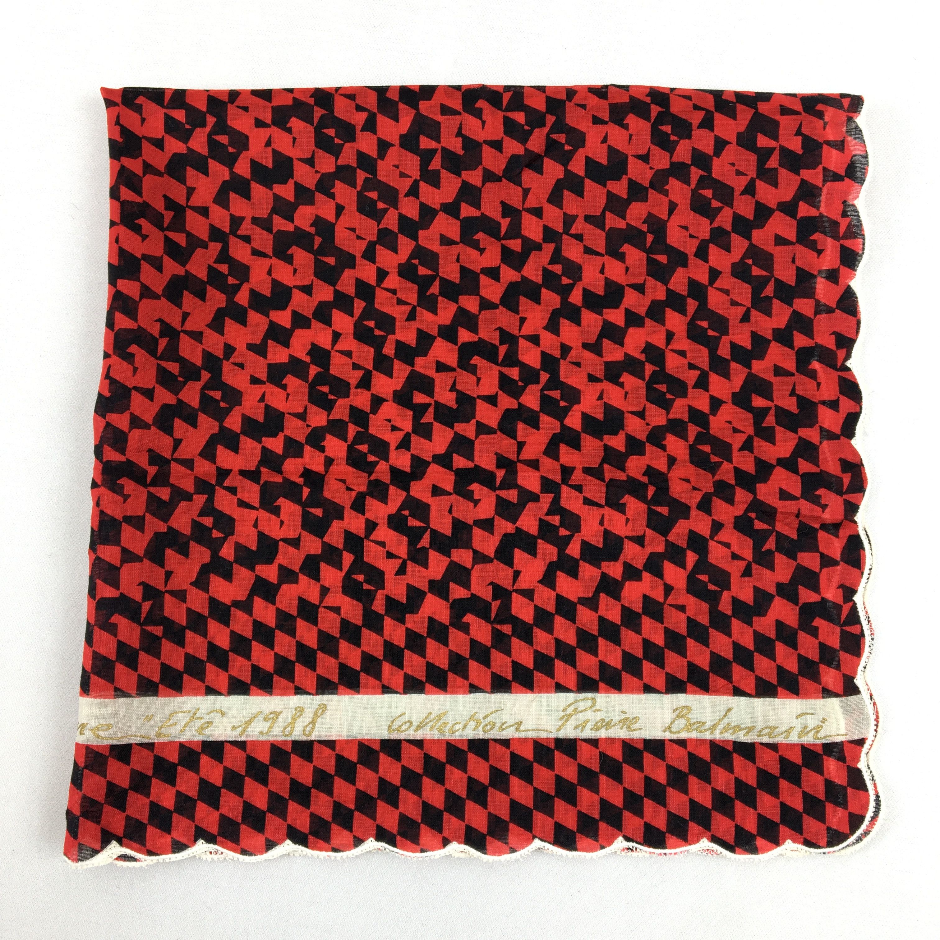 Japanese Brand Vintage Pierre Balmain Handkerchief Neckerchief Bandana Size ONE SIZE - 4 Thumbnail
