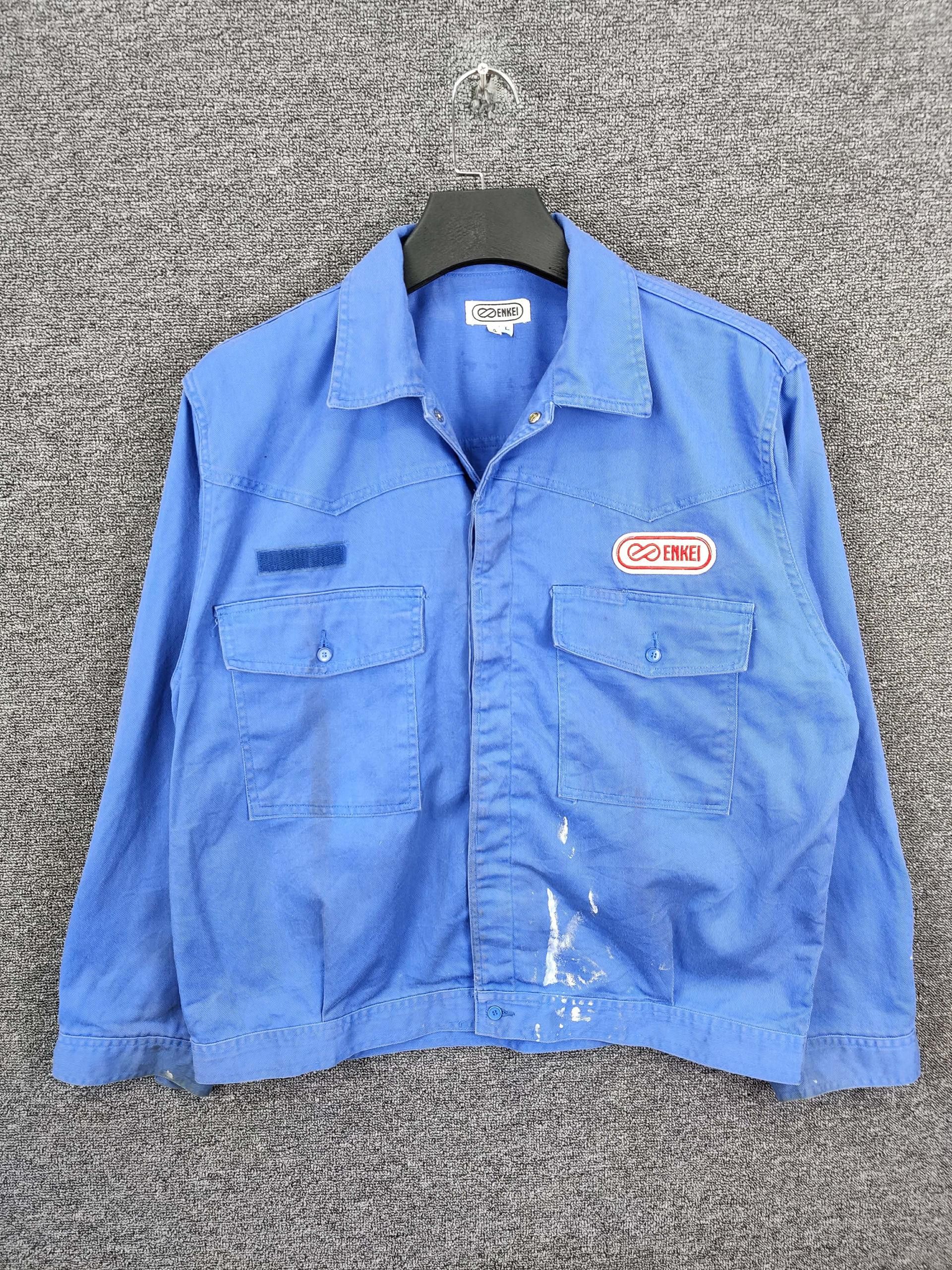 Japanese Brand Vintage Enkei Workers Jacket Size US L / EU 52-54 / 3 - 1 Thumbnail