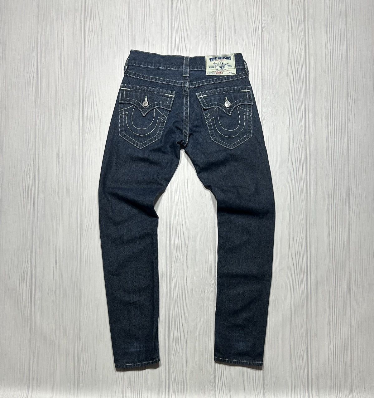 True Religion True Religion Skinny Short Inseam Natural Denim Pants Size28 Size 28" / US 6 / IT 42 - 1 Thumbnail