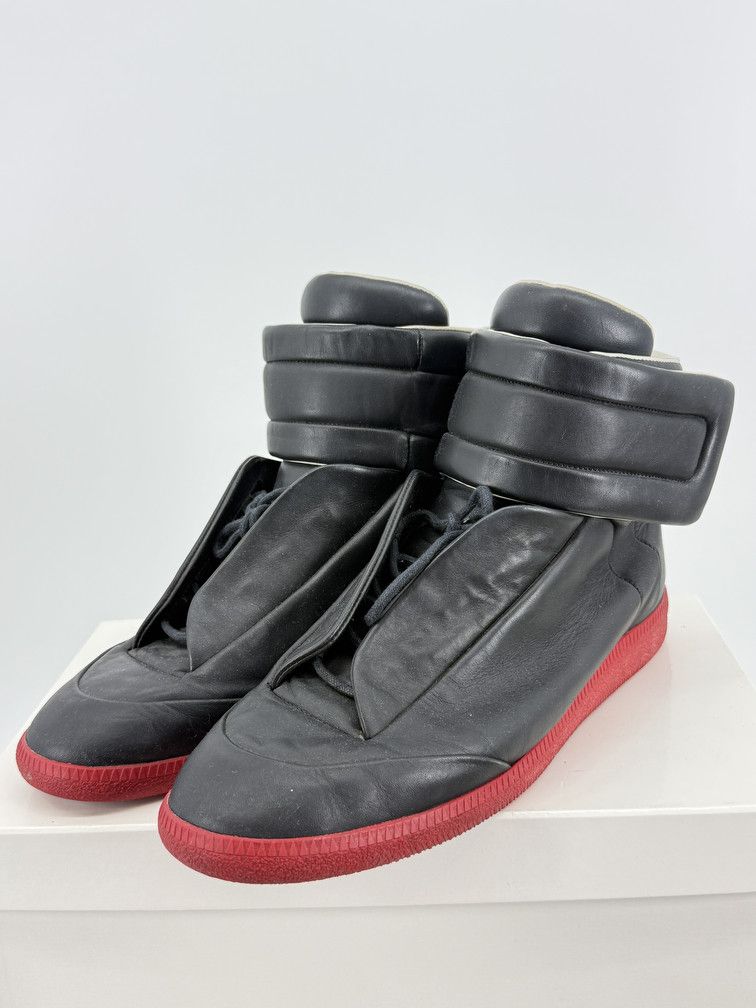 Maison Margiela Future High Black Red Size US 11 / EU 44 - 3 Thumbnail