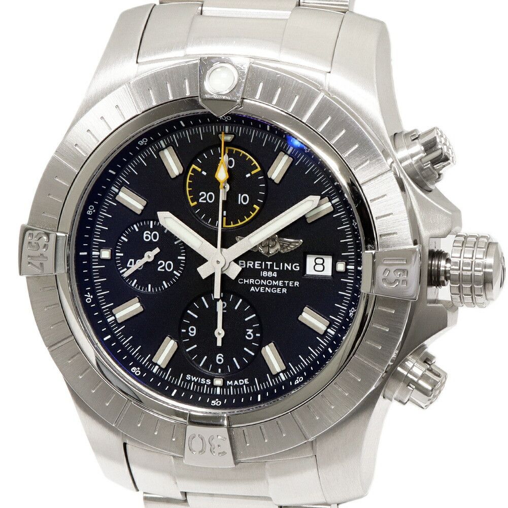 Breitling Breitling Breitling Avenger Stainless Steel Watch Metal Automatic A13317 DUTY FREE for USA Size ONE SIZE - 1 Thumbnail