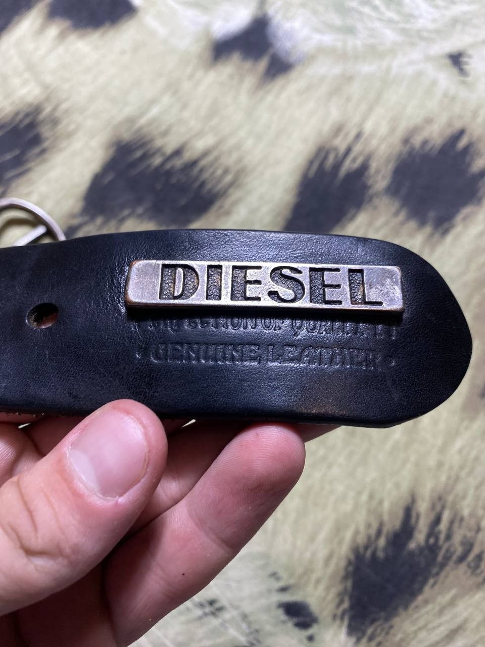 Diesel × Japanese Brand × Vintage Leather Belt Diesel Y2K Size ONE SIZE - 4 Thumbnail