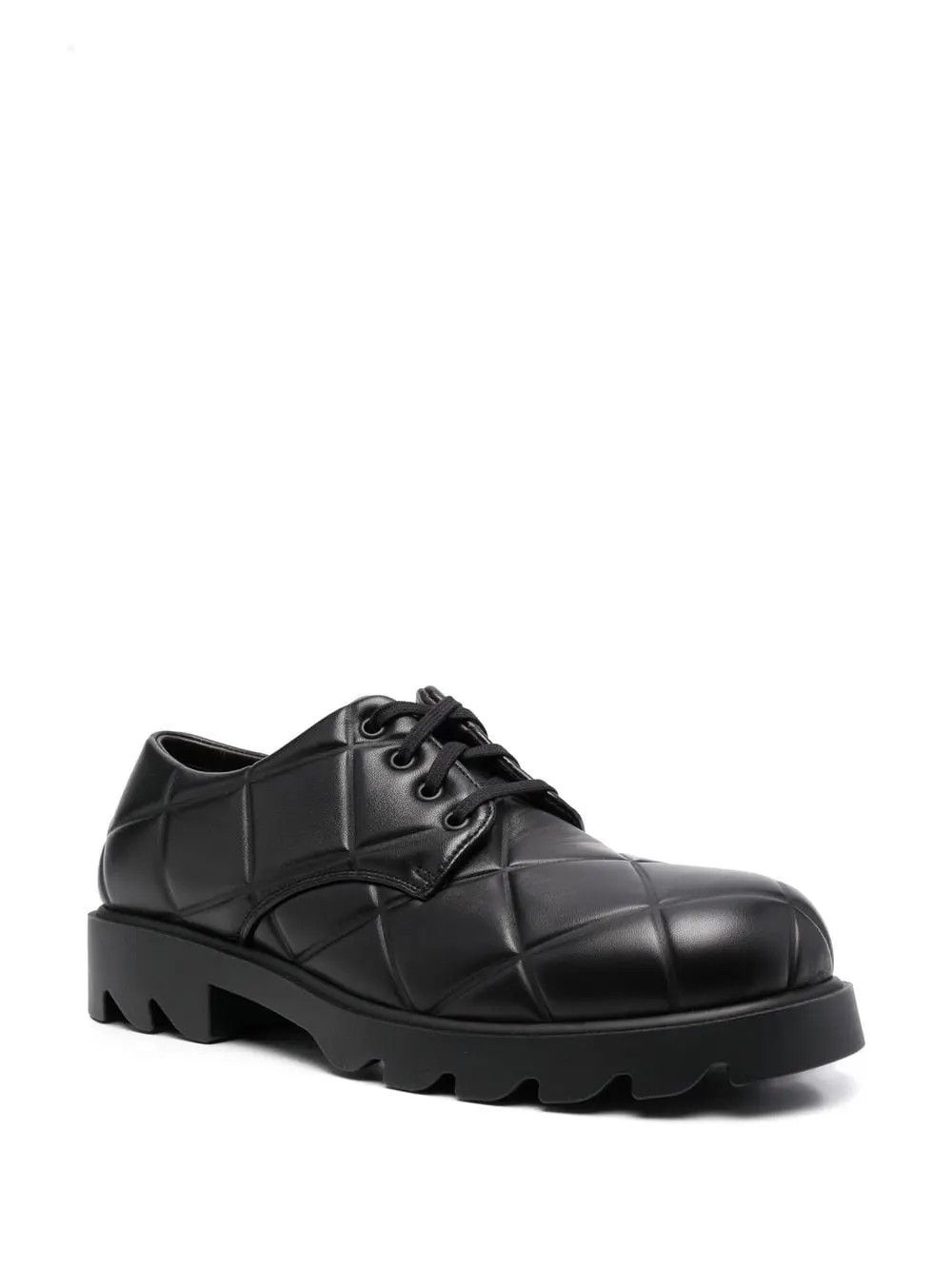 Bottega Veneta o1w1db10525 Strut Grid Shoes in Black Size US 8 / EU 41 - 4 Thumbnail