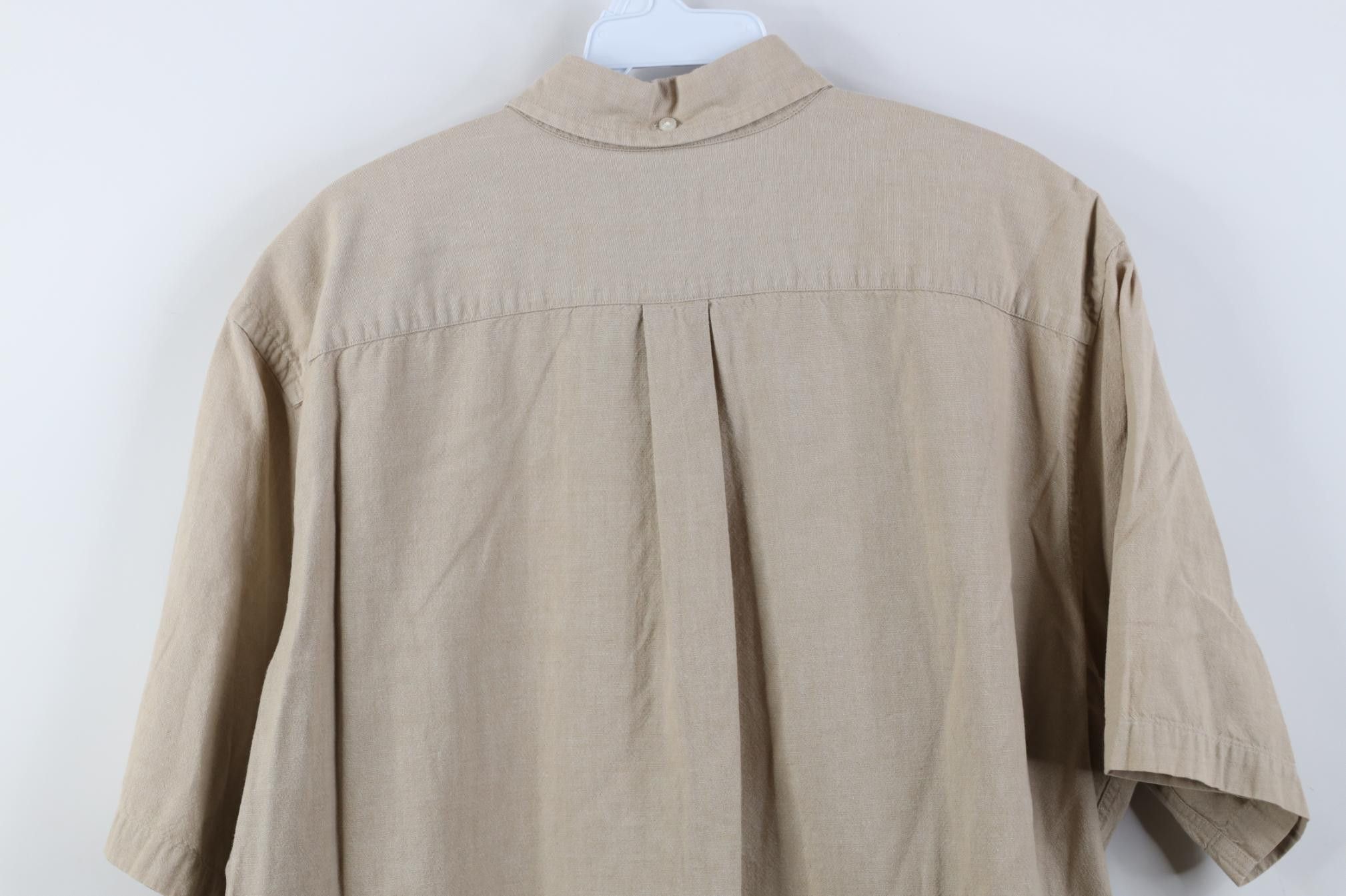 Lands' End Vintage 90s Lands End Flannel Short Sleeve Button Down Shirt Size US L / EU 52-54 / 3 - 13 Thumbnail