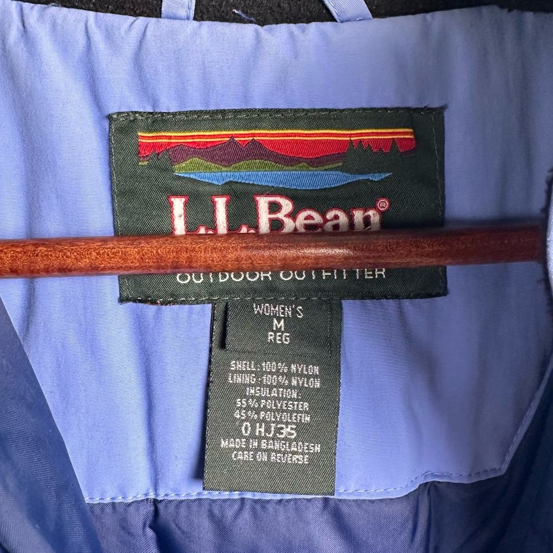 L.L. Bean × Vintage Vintage LL Bean Puffer Jacket Sz M Blue 90s Outdoor Heavy Size M / US 6-8 / IT 42-44 - 7 Thumbnail