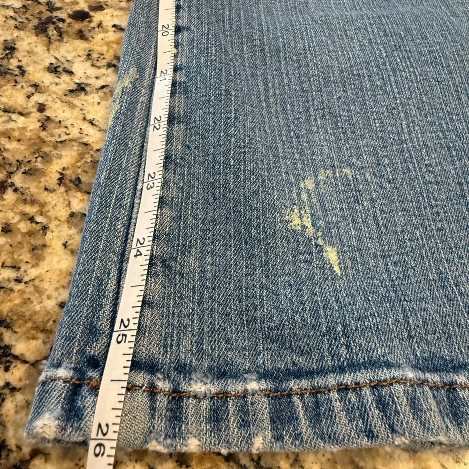 Other Lauren Jeans Co. Ralph Lauren distressed denim jeans SZ 10P Size 32" / US 10 / IT 46 - 10 Thumbnail