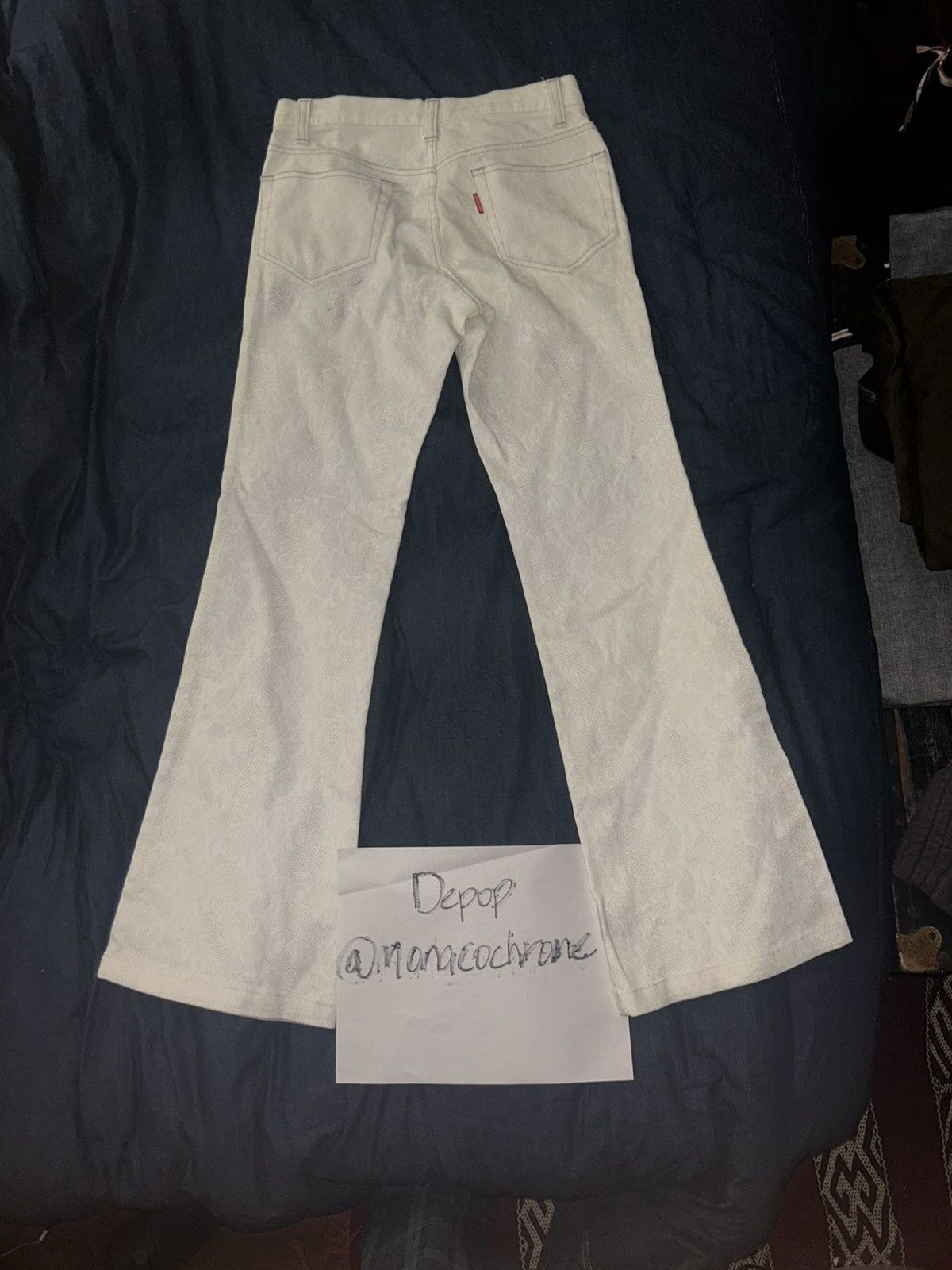 Tornado Mart Tornado Mart Snakeskin Denim Size US 29 - 4 Thumbnail
