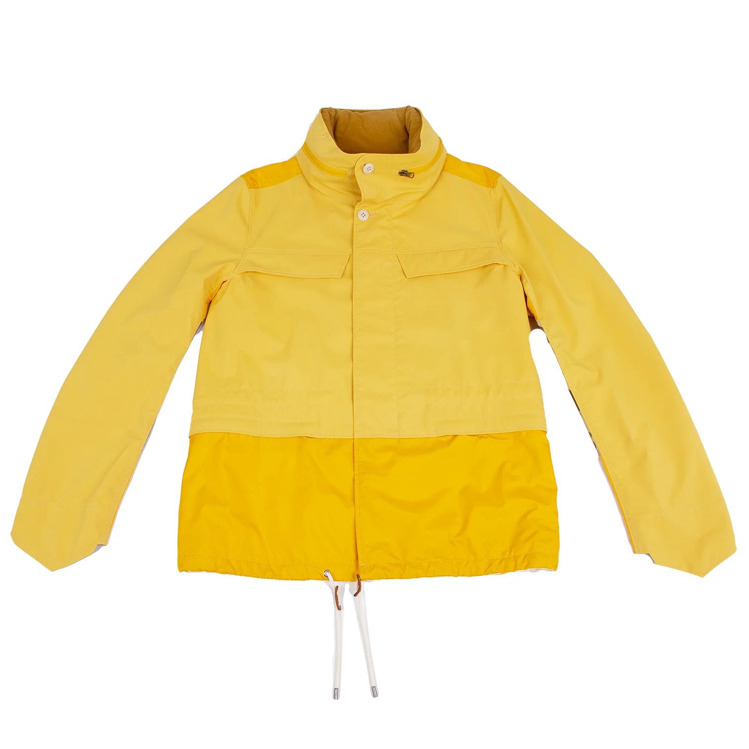 Junya Watanabe Camo Panel Nylon Taffeta Mountain Jacket Yellow L Size US L / EU 52-54 / 3 - 1 Thumbnail