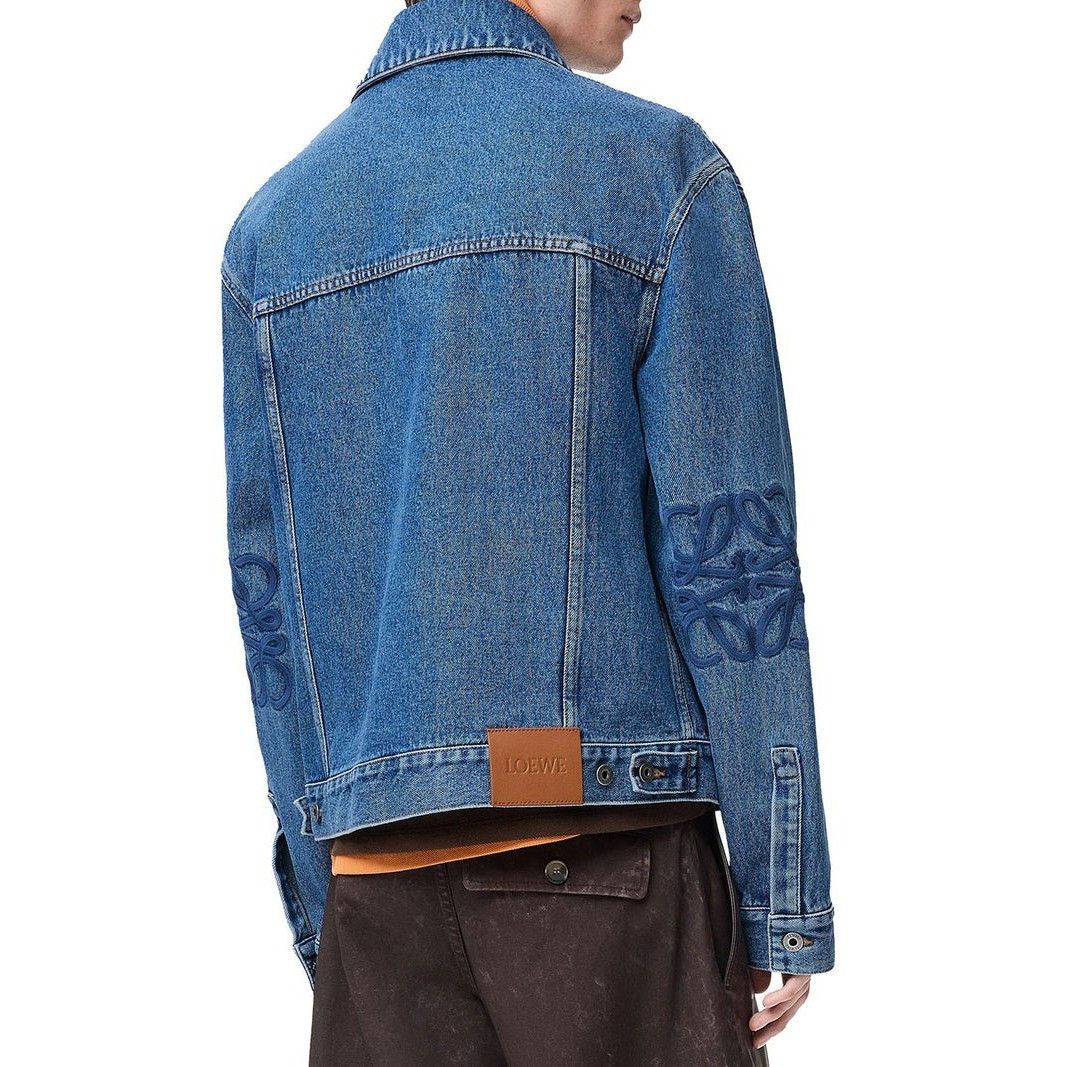 Loewe LOEWE Anagram Blue Denim Jacket New & Authentic (Men's size: Size US S / EU 44-46 / 1 - 2 Thumbnail