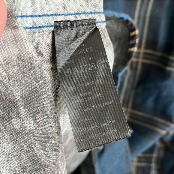 Allsaints AllSaints NYC Wesson Long Sleeve Plaid Shirt Size US L / EU 52-54 / 3 - 7 Thumbnail