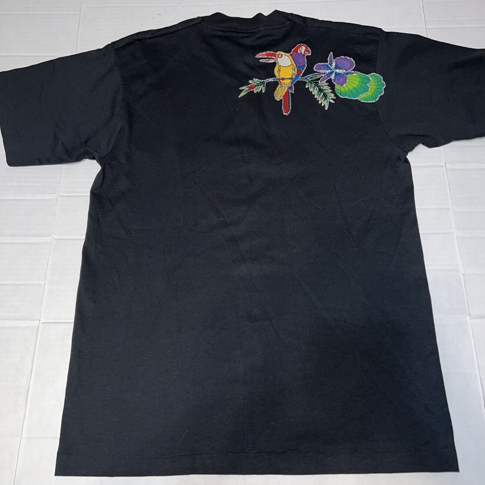 Anvil Vintage 90s Parrot Shirt Mac Single Stitch USA Medium Size US M / EU 48-50 / 2 - 7 Thumbnail