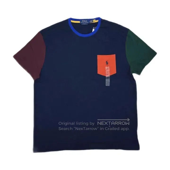 Polo Ralph Lauren Polo Ralph Lauren Colorblock Logo Embroidered T. Size US XL / EU 56 / 4 - 1 Thumbnail
