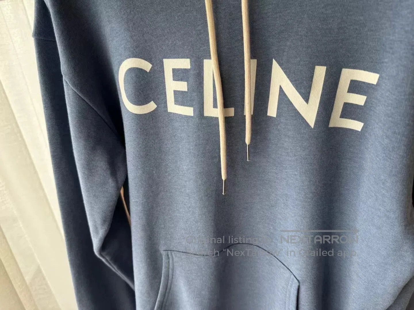 Celine Celine Letter Hoodie in Blue. Size US S / EU 44-46 / 1 - 3 Thumbnail