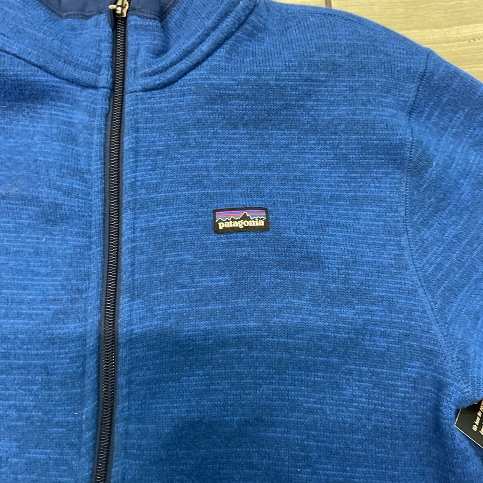 Patagonia Patagonia Kids Better Blue Zip-Up Jacket Size US XXL / EU 58 / 5 - 5 Thumbnail