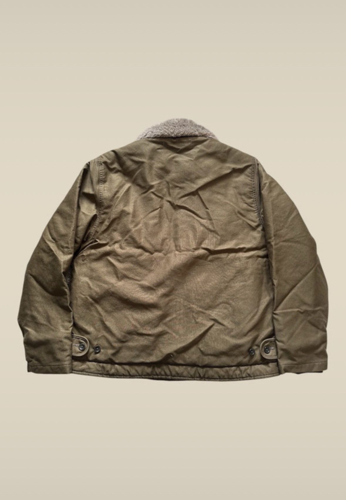 Iron Heart Iron Heart whipcord N1 deck jacket - khaki (IHM-35-KHA) Size US L / EU 52-54 / 3 - 2 Thumbnail