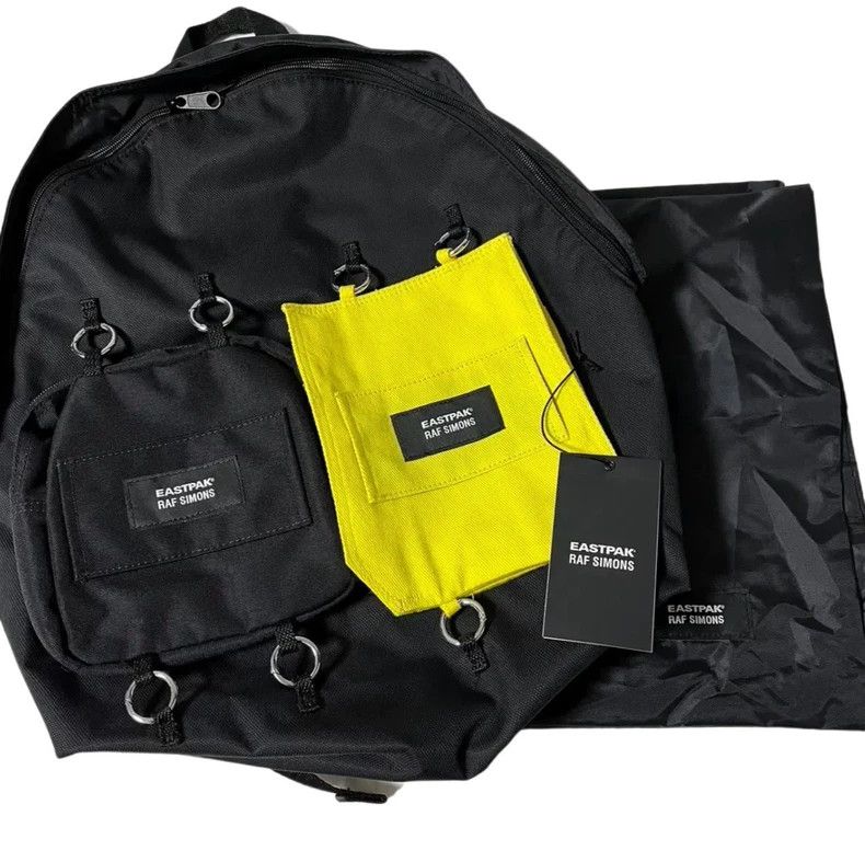 Raf Simons Raf simons Silver-ringed cloth-patched schoolbag Size ONE SIZE - 2 Thumbnail