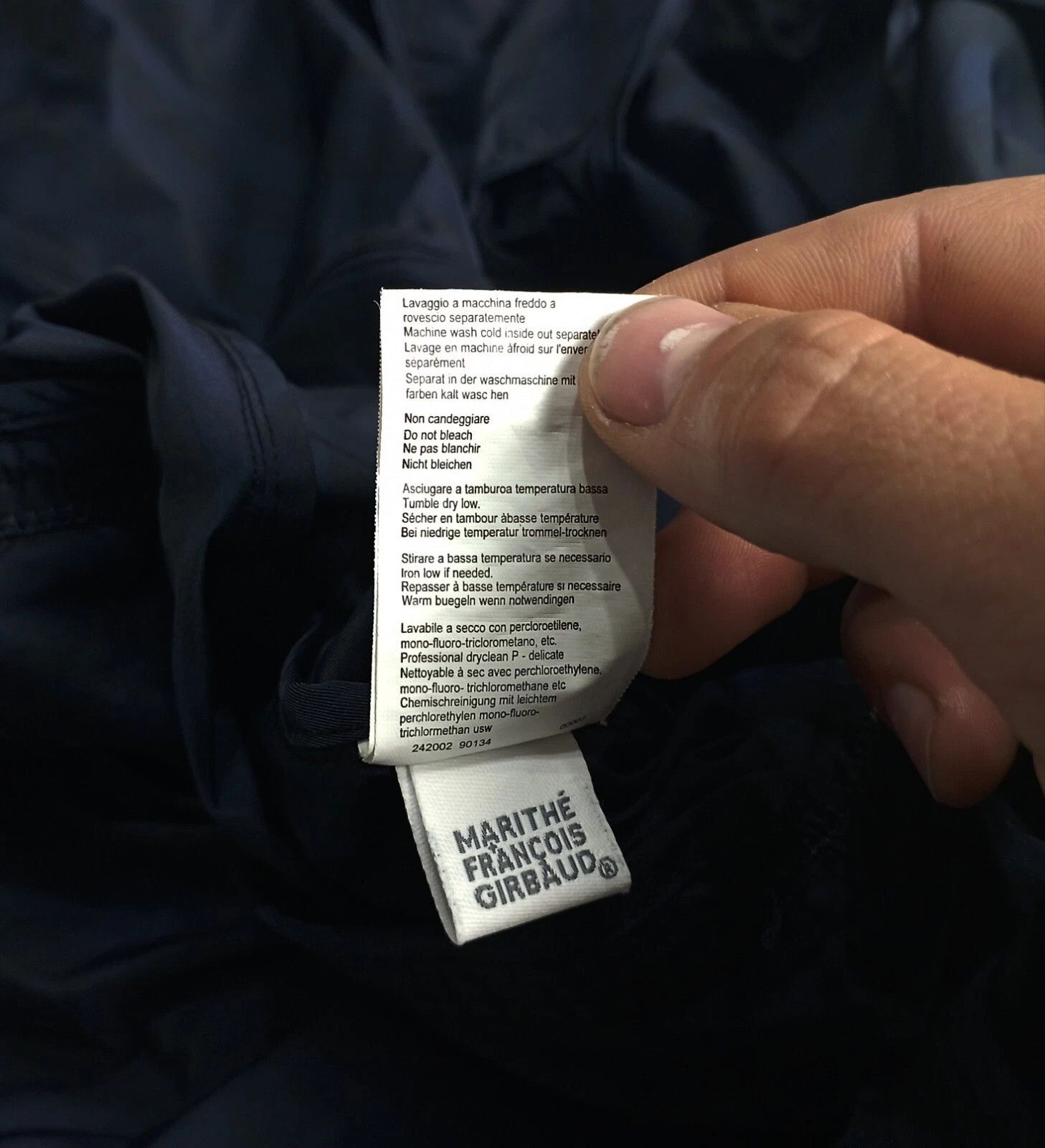 Marithe + Francois Girbaud Marithé + François Girbaud Women’s Trench Coat Dark Blue Size XS / US 0-2 / IT 36-38 - 15 Thumbnail