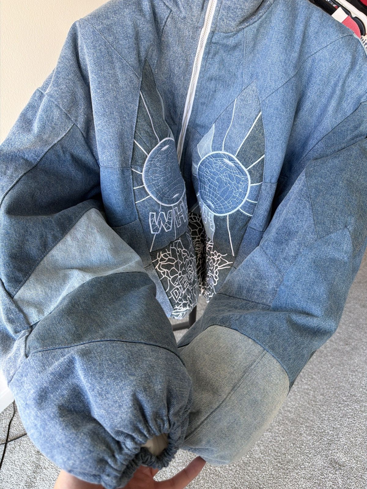 Who Decides War Who Decides War Denim Puffer Jacket Size US M / EU 48-50 / 2 - 2 Thumbnail