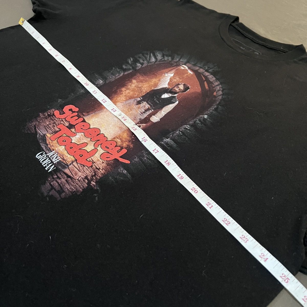 Expert Horror Sweeney Todd Josh Groban Broadway Promo Tee 2XL Size US XXL / EU 58 / 5 - 6 Thumbnail