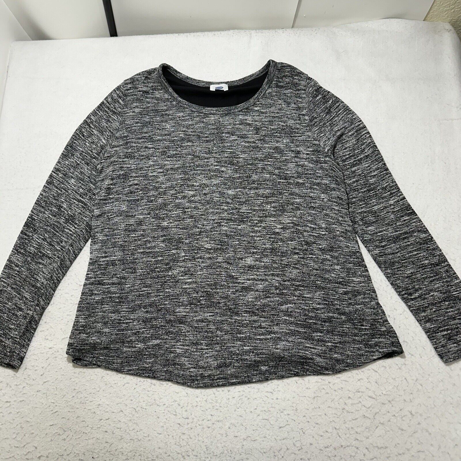 Old Navy Old Navy XL Slit Back Sweater Top Gray Pullover Shirt Size XL / US 12-14 / IT 48-50 - 1 Thumbnail