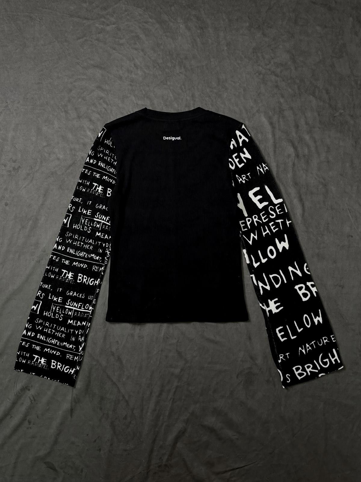 Desigual Desigual T-shirt with printed sleeves Size L / US 10 / IT 46 - 1 Thumbnail