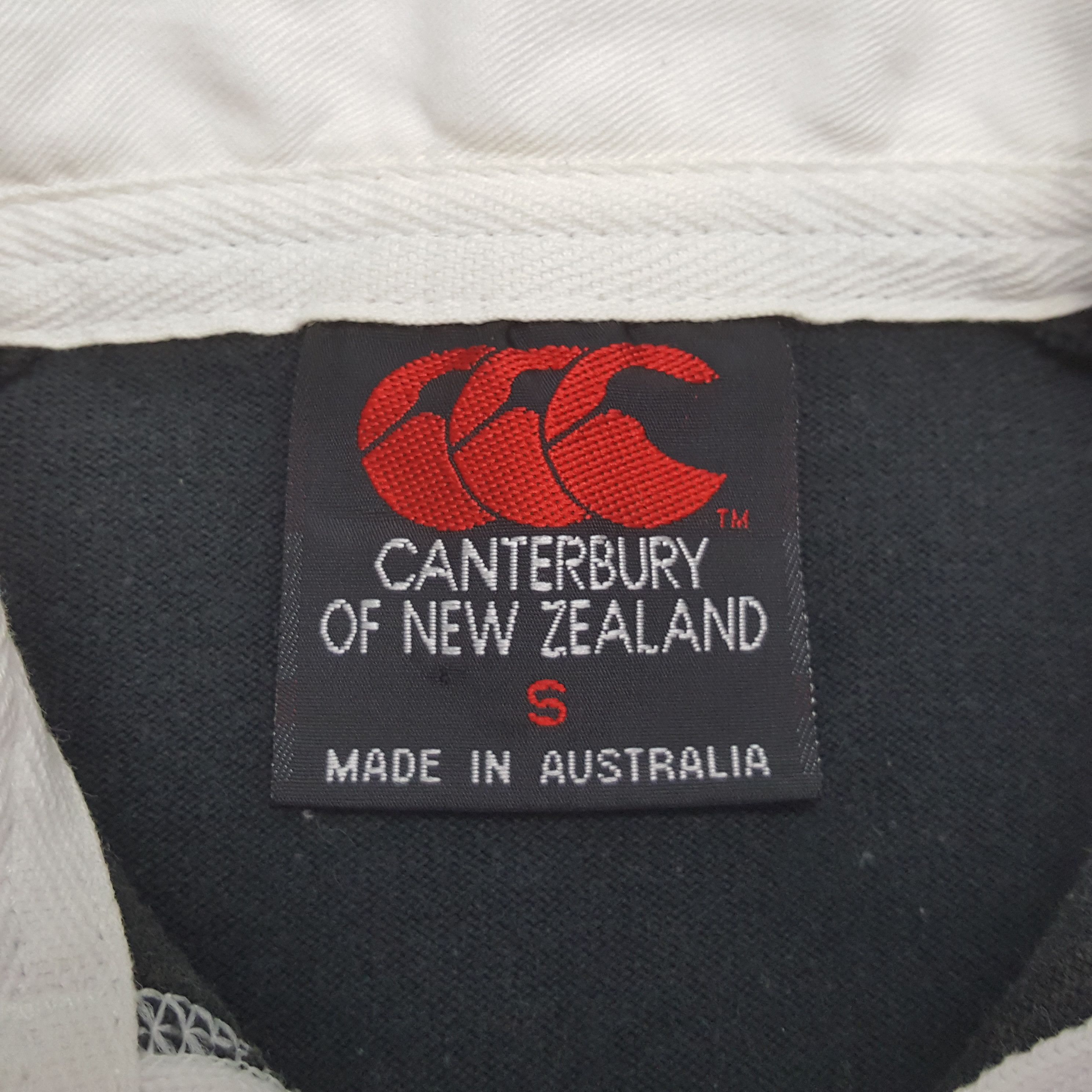 Canterbury of New Zealand All Blacks Canterbury Steinlager Polos Rugby Style RR22 Size US M / EU 48-50 / 2 - 6 Thumbnail
