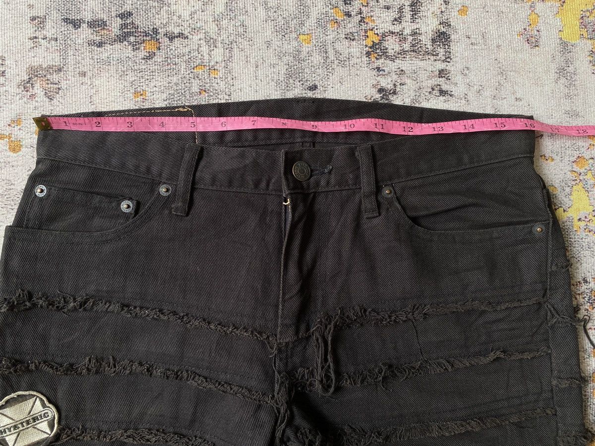 Hysteric Glamour 90’s Hysteric Glamour Black Crust Hagi Patches Denim Size US 32 / EU 48 - 3 Thumbnail