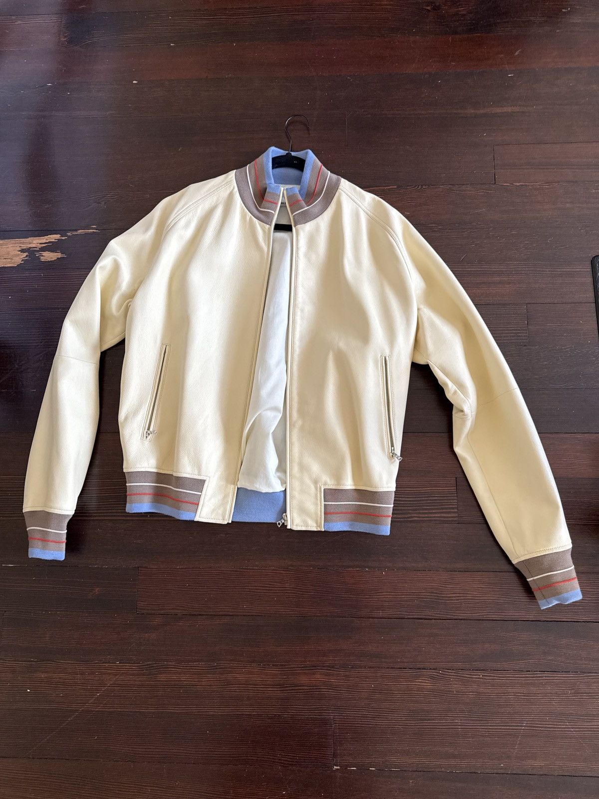 Wales Bonner Wales Bonner Lambskin SAMPLE Bomber Size US M / EU 48-50 / 2 - 2 Thumbnail
