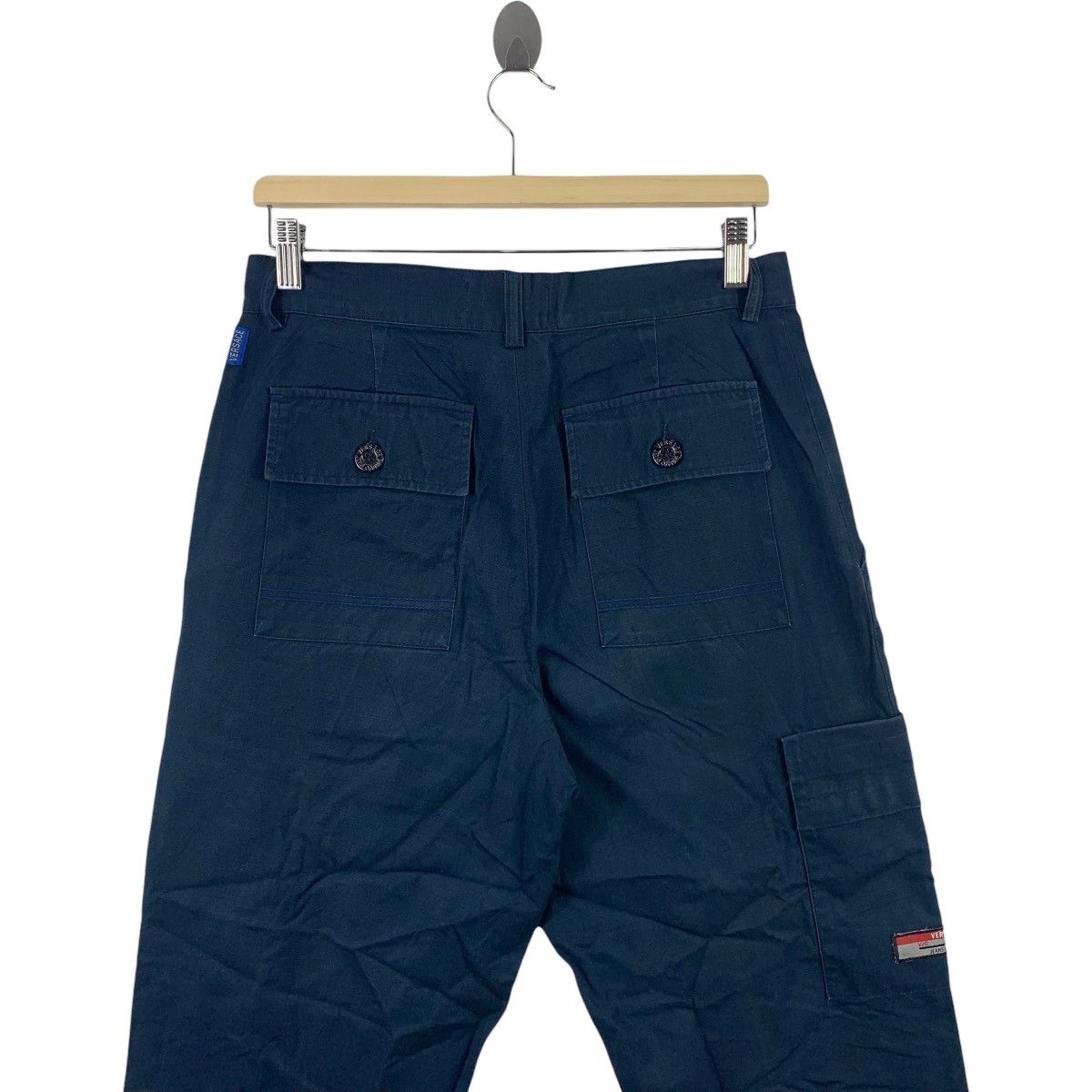 Versace VERSACE JEANS COUTURE ripstop single pocket cargo pants Size US 32 / EU 48 - 14 Thumbnail