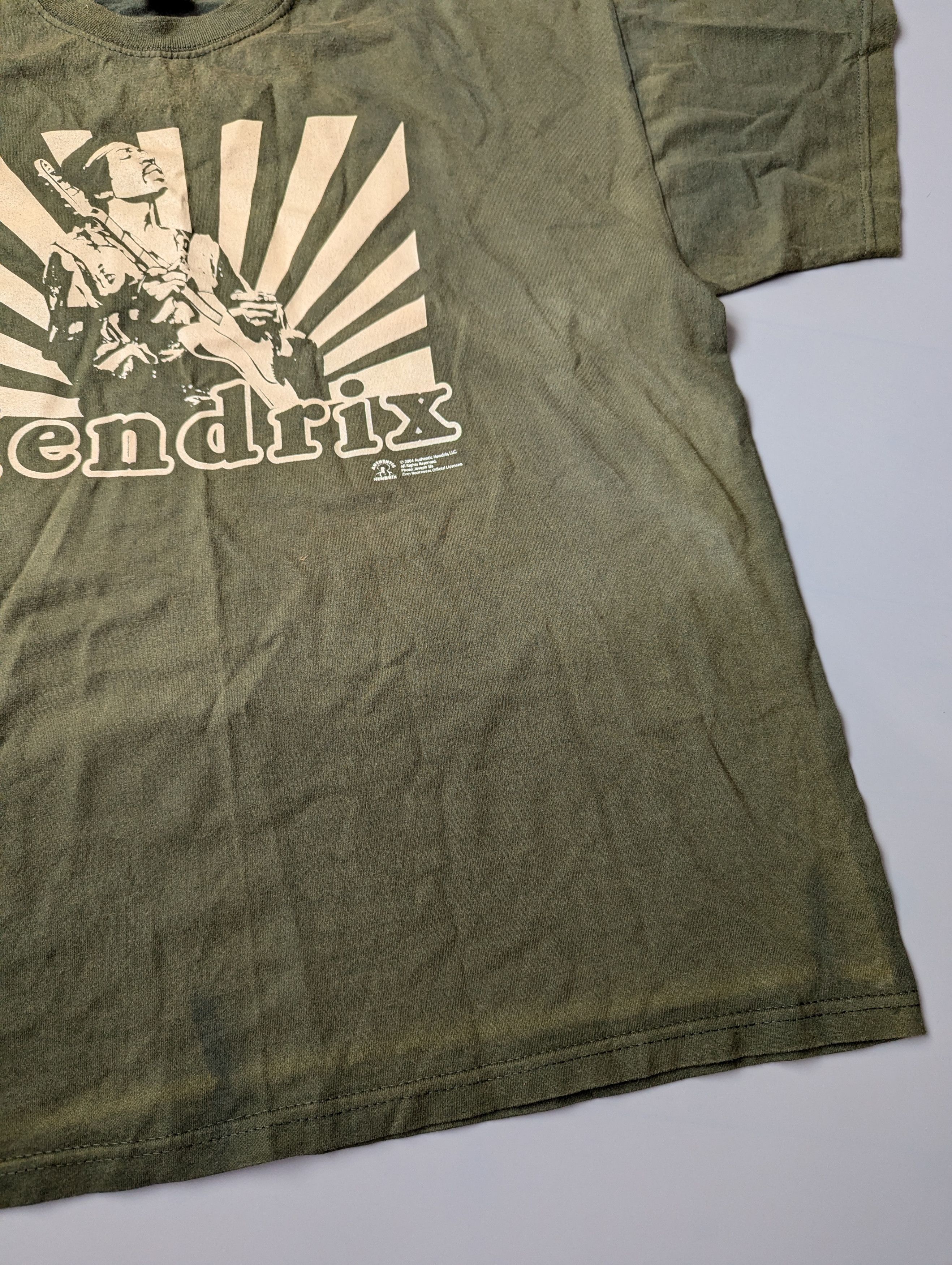 Band Tees × Vintage Vintage 2004 Jimi Hendrix Graphic t shirt Size US XL / EU 56 / 4 - 7 Thumbnail