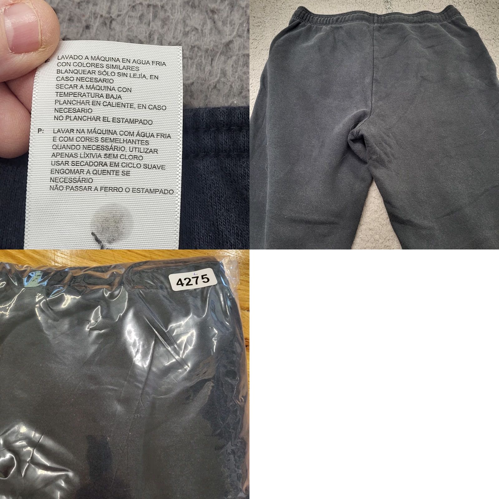 Adidas Adidas Golf Joggers Men Large Black Fleece Pants Cotton Running Athletic Size US 33 - 9 Thumbnail