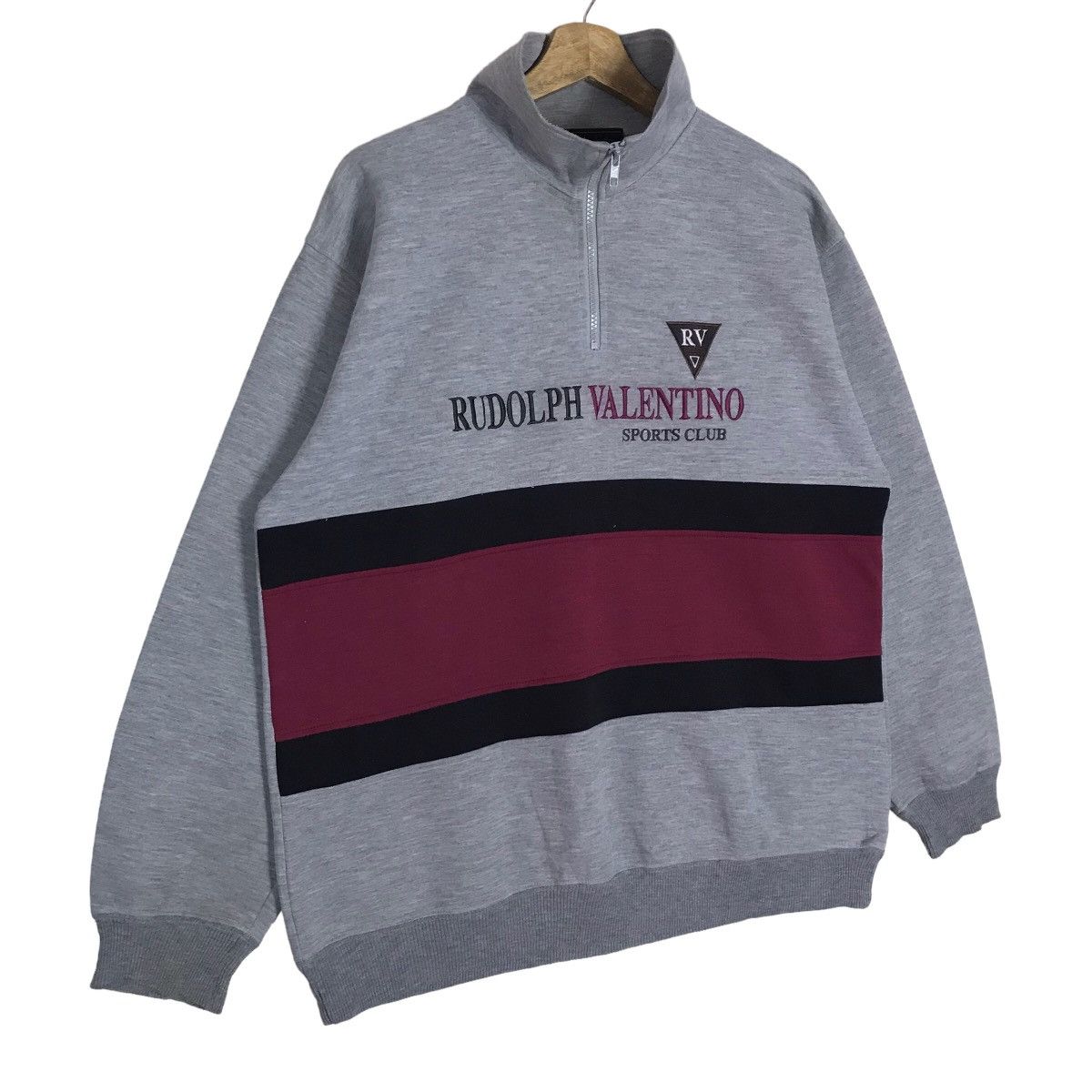 Vintage 90s Rudolph Valentino Sportswear Half Zip Pullover