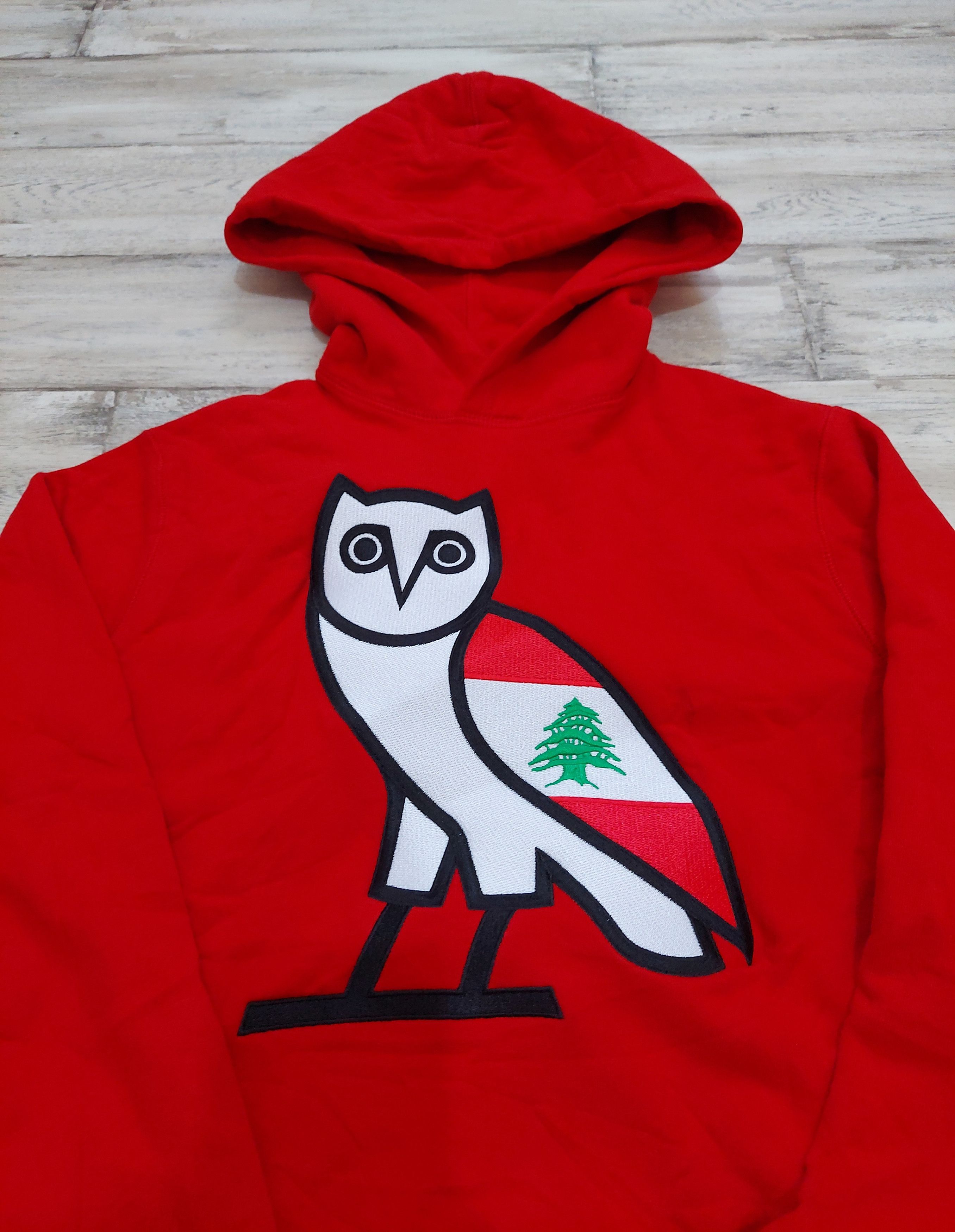 Drake × October's Very Own OVO OG OWL X LEBANON collab Hoodie limited edition Size US XS / EU 42 / 0 - 5 Thumbnail