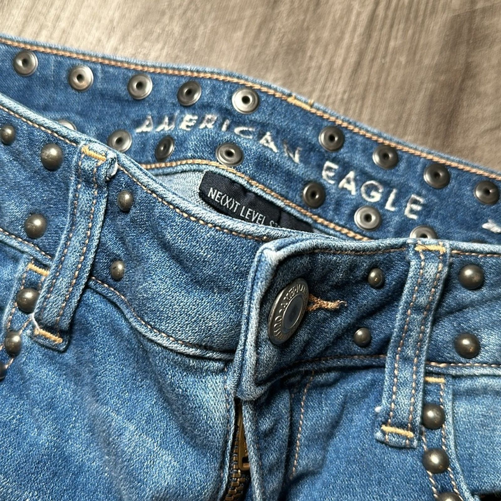 American Eagle Outfitters American Eagle Next Level Stretch Jeggings - 4S Size 27" / US 4 / IT 40 - 6 Thumbnail