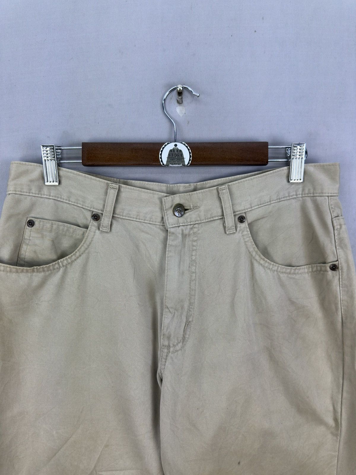 Lee Vintage 90’s Lee Khaki Trouser Pants Size US 33 - 9 Thumbnail