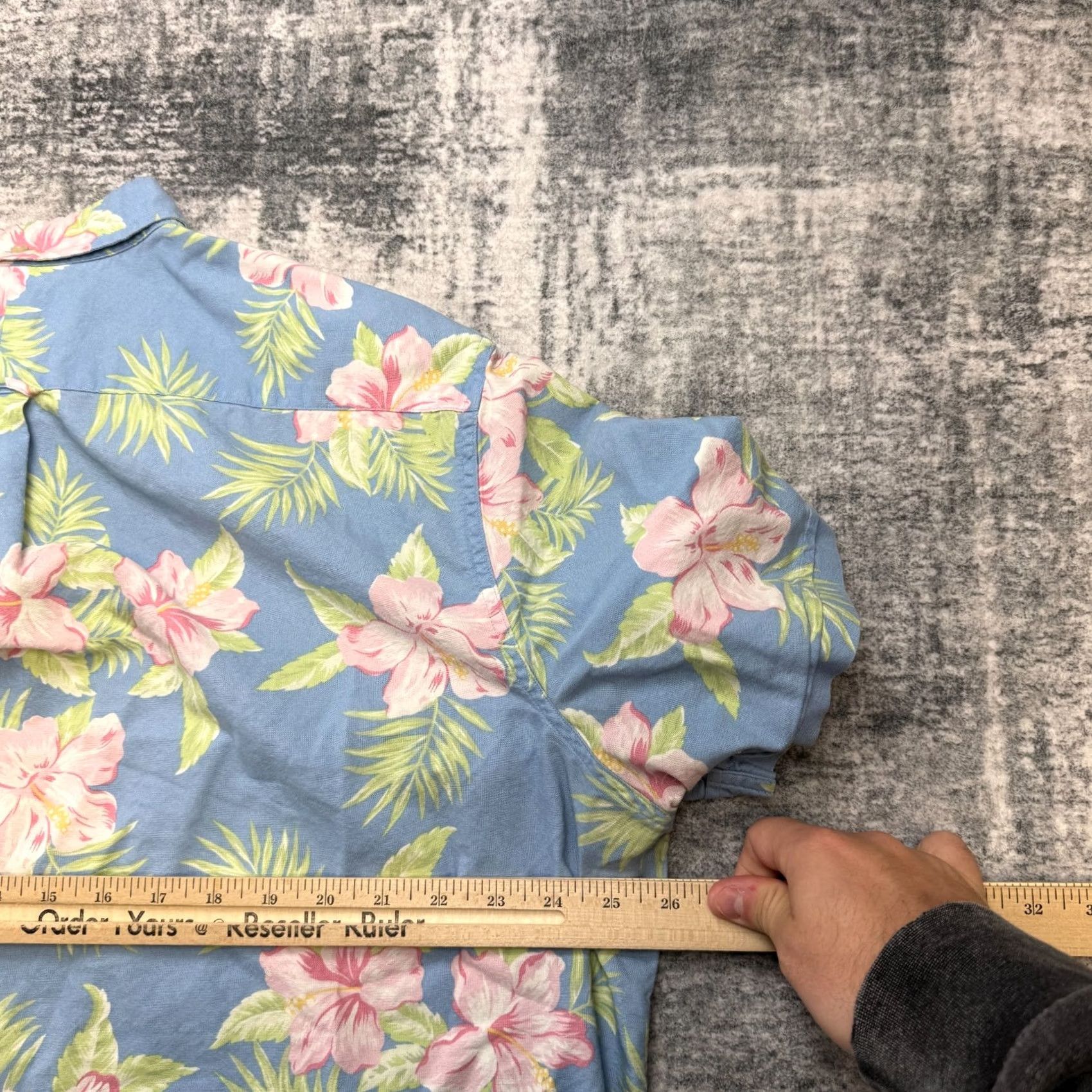 Polo Ralph Lauren Polo Ralph Lauren Shirt Men 2XL Blue Hawaiian Floral Oxford Button-Down Collar Short Sleeve Casual Beach Tropical Linen-Free Popover Aloha Cotton Size US XXL / EU 58 / 5 - 6 Thumbnail