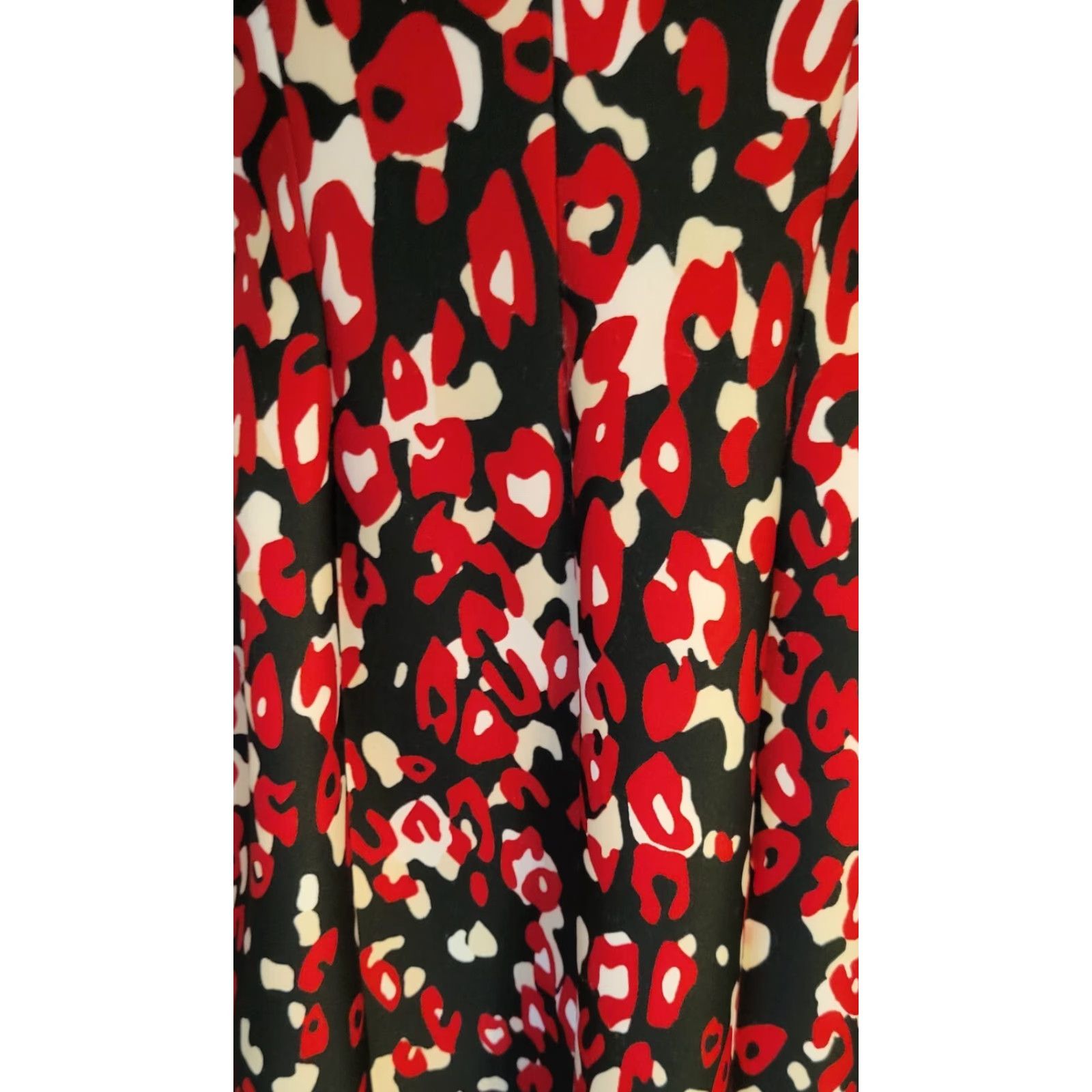 Calvin Klein Calvin Klein Floral Fit & Flare Scuba Knit Dress 2 Petite Black Short Sleeveless Zip Round Neck Women's Kitten: Purposes not altered Size XS / US 0-2 / IT 36-38 - 2 Thumbnail