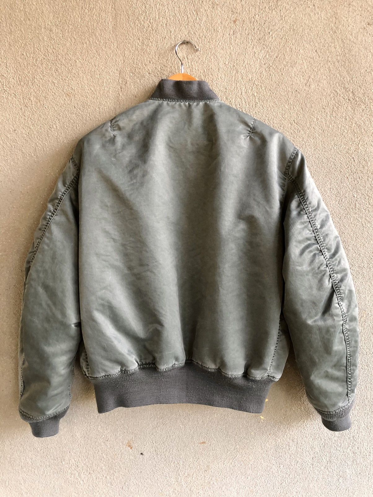 Japanese Brand Vintage MA 1 Flyer’s man intermediate bomber jacket Size US M / EU 48-50 / 2 - 2 Thumbnail