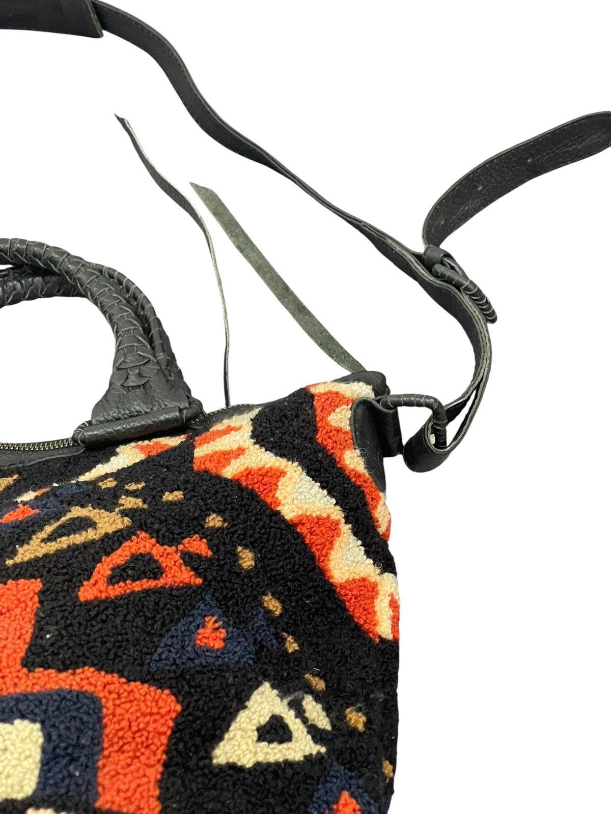 Japanese Brand Native Pile Leather Vtg Cleobella Tote Shoulder Bag 6🟩 Size ONE SIZE - 17 Thumbnail