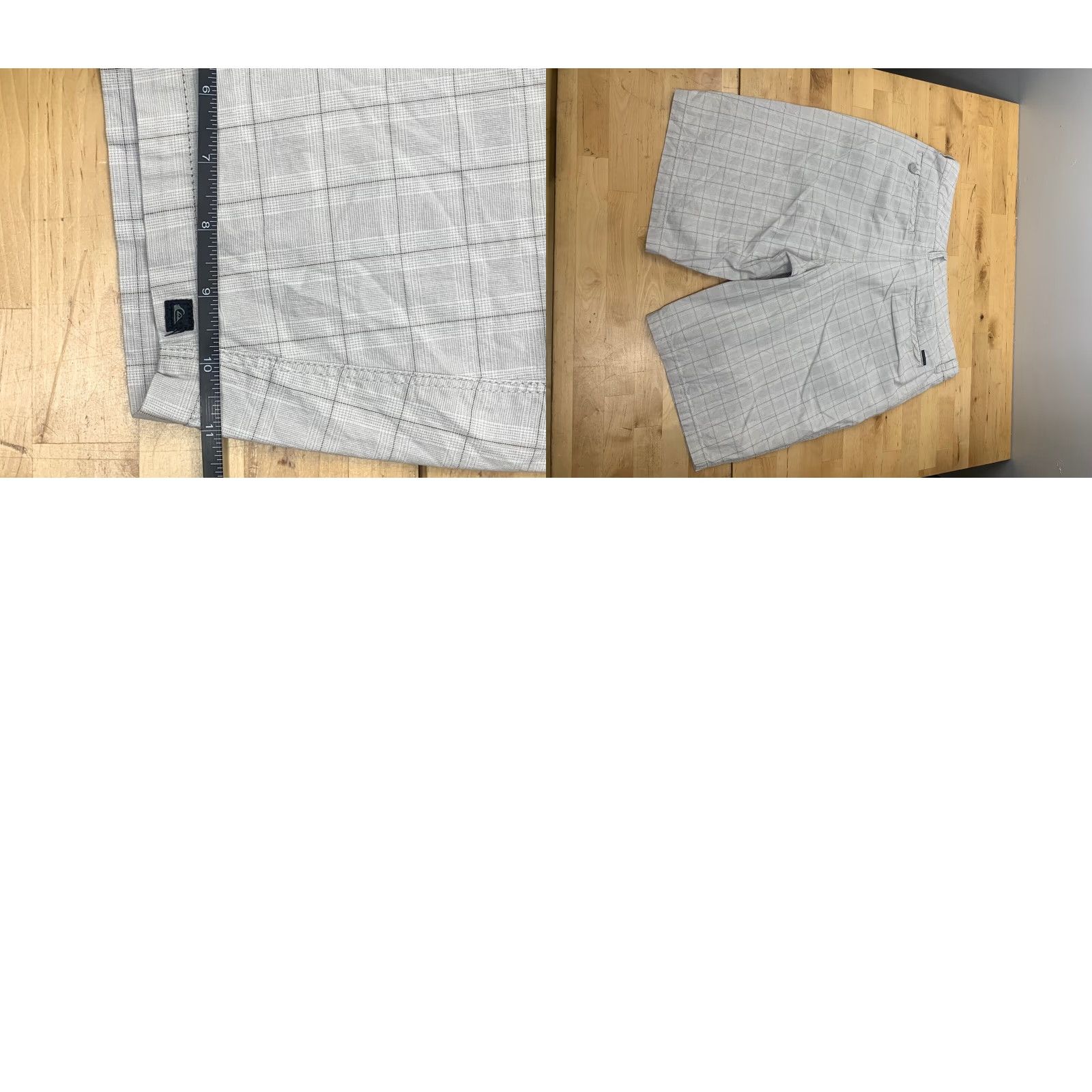 Quiksilver Quiksilver Mens Shorts Plaid Beige 34 Casual Beach Chino Pattern Men Size US 34 / EU 50 - 8 Thumbnail