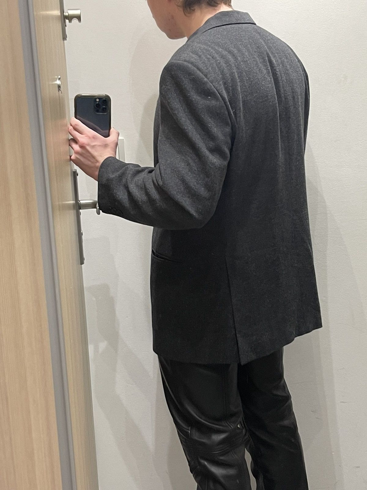 Cerruti 1881 Archive Cerruti 1881 Dark Grey Wool Blazer Size US L / EU 52-54 / 3 - 5 Thumbnail