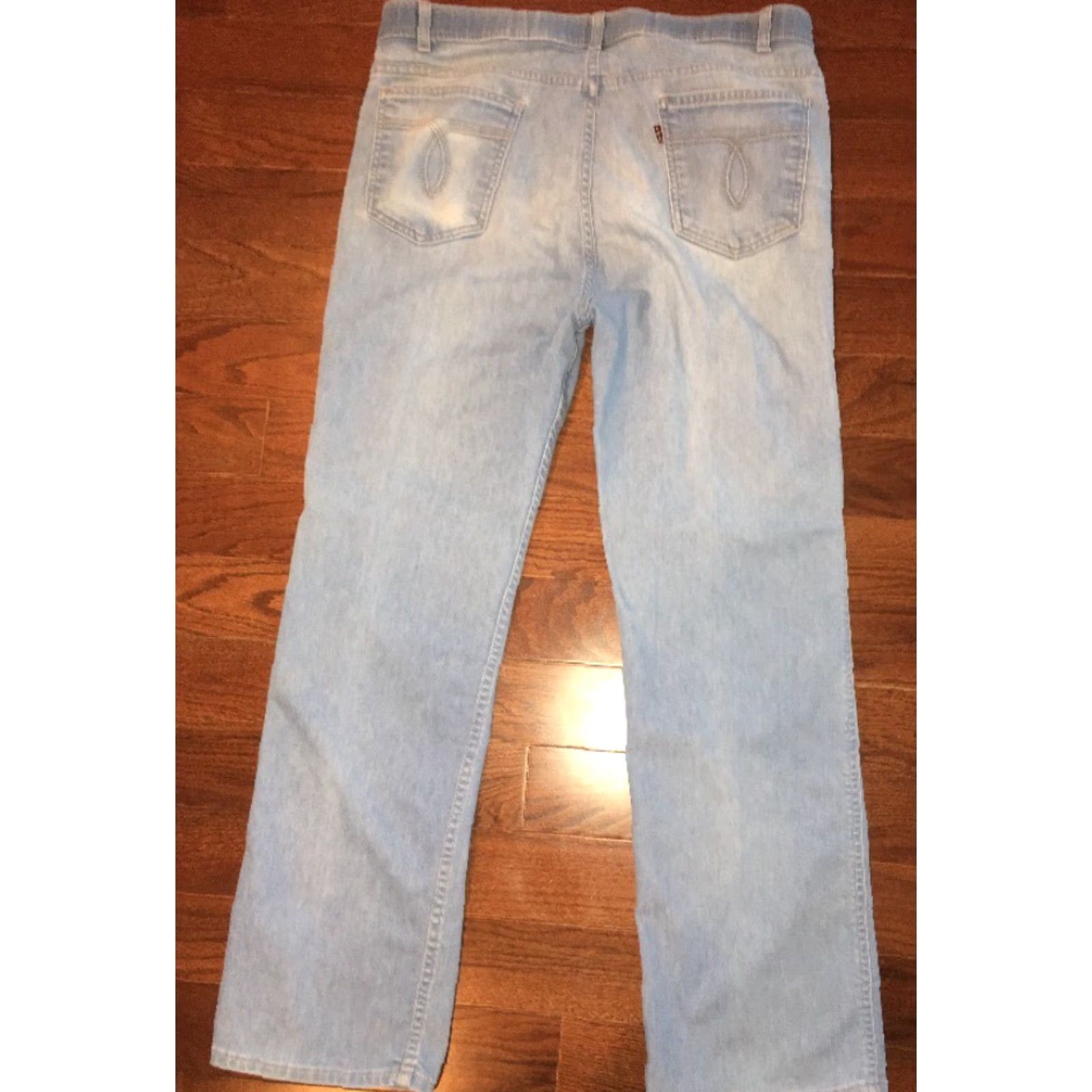Vintage VINTAGE Levi’s Jeans Action Jeans Men 37 x 31 Light Blue USA Made Mens jeans 90s style Size US 37 - 4 Thumbnail