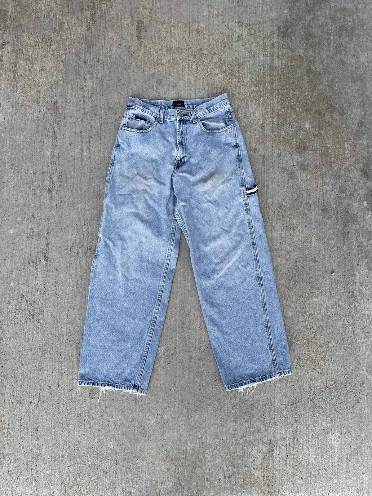 Tommy Jeans × Vintage VINTAGE Y2K TOMMY HILFIGER CARPENTER JEANS 29/30 Size 29" - 5 Thumbnail