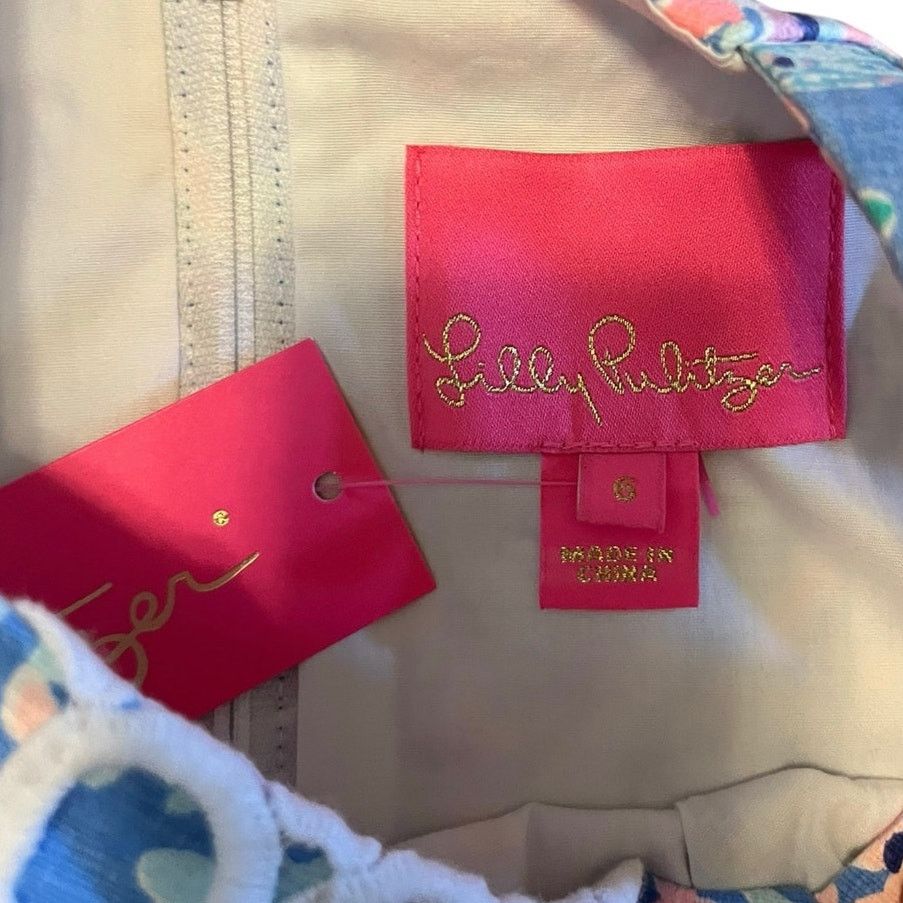 Lilly Pulitzer Lilly Pulitzer Pearl Shift Dress All Together Now Size 6 Size M / US 6-8 / IT 42-44 - 6 Thumbnail